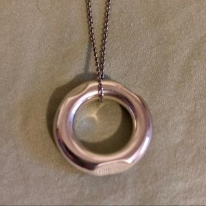 Tiffany & Co Silver Gehry Tube Necklace